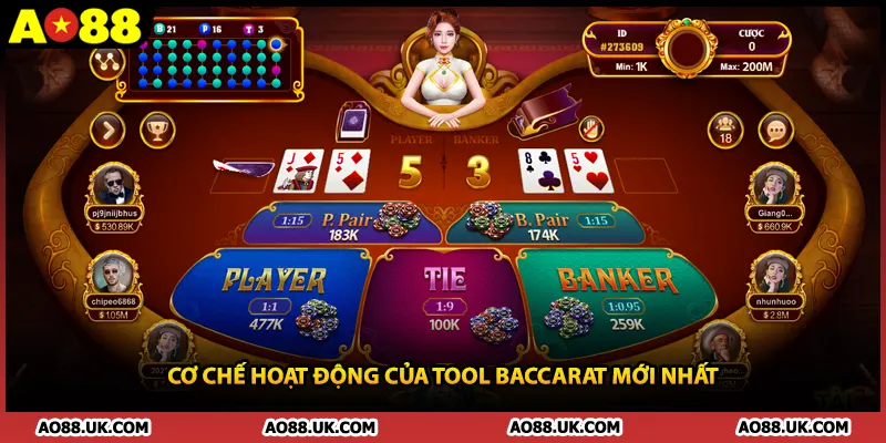 Cơ chế hoạt động của tool baccarat mới nhất