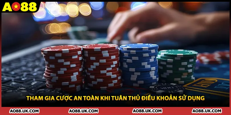Tham gia cược an toàn khi tuân thủ điều khoản sử dụng